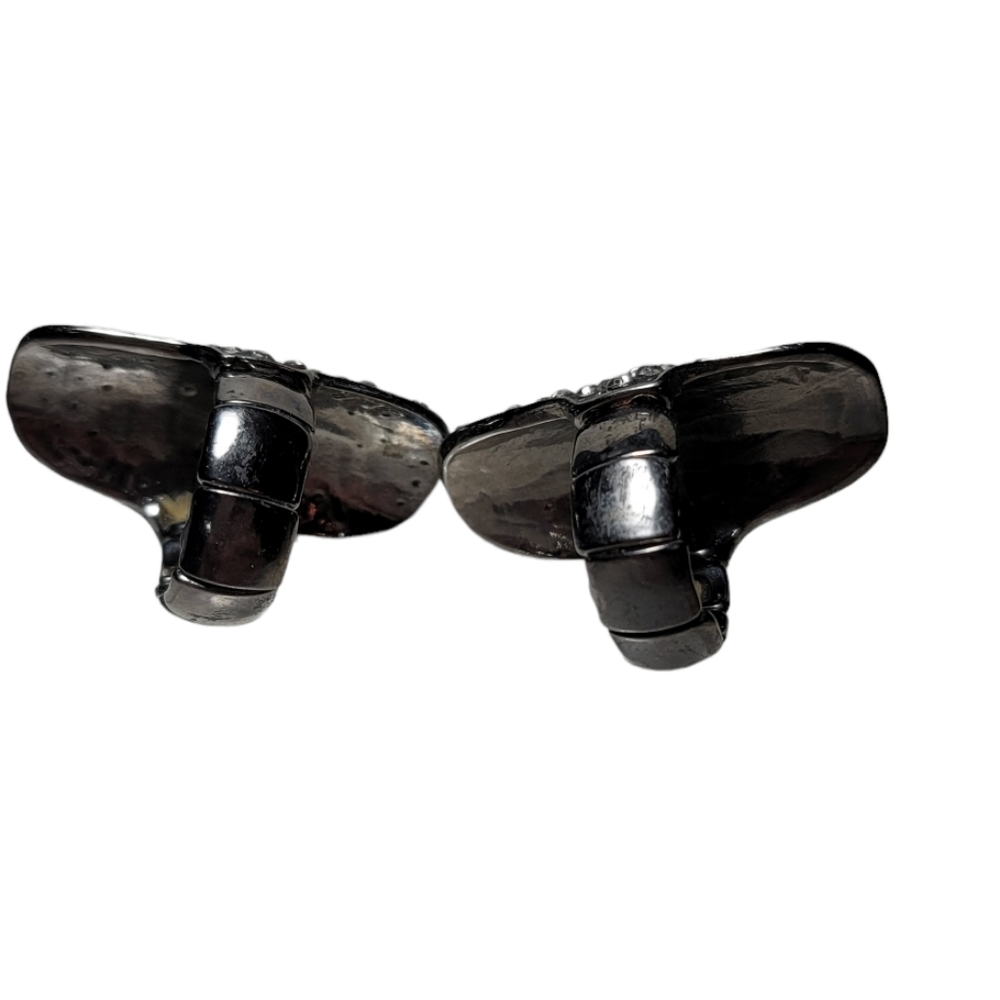 Two Gothic Style Stretch Rings Size 9 - Picture 6 of 6